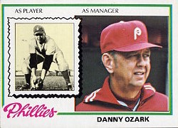 1978 Topps Baseball Cards      631     Danny Ozark MG